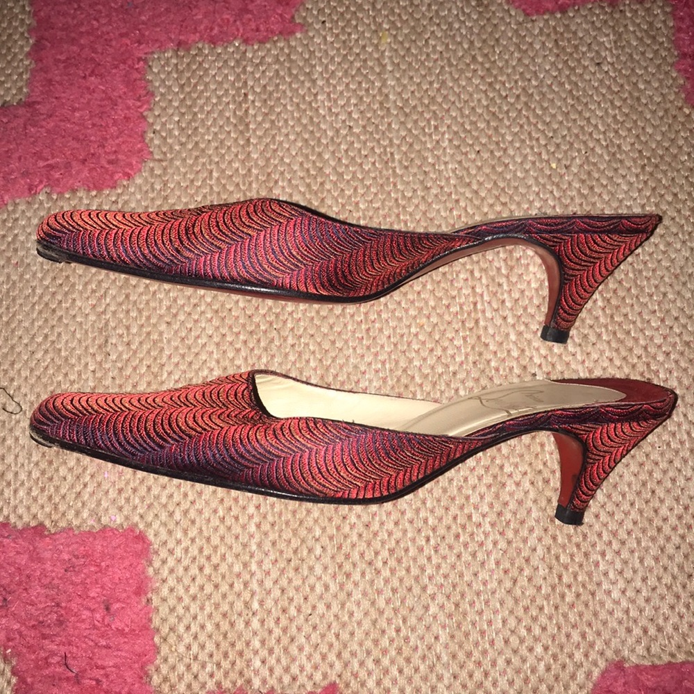 Vintage Christian louboutin slip on mules size 37